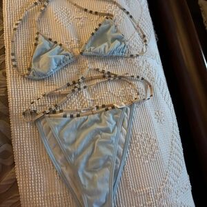 Burberry Light Blue Bikini - size Medium